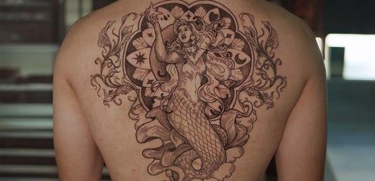 Dani Gil en Expo Wanka Tattoo 2024: tatuaje blackwork y estilo grabado en Perú