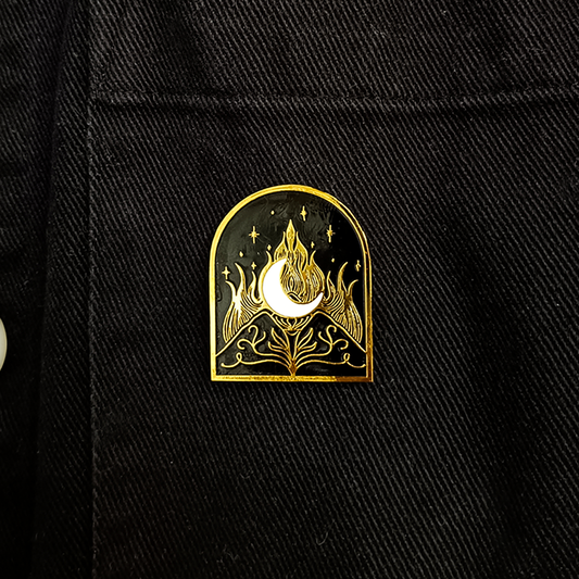 Pin Dorado Sol