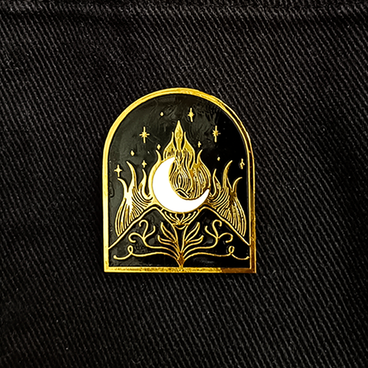 Pin Dorado Sol