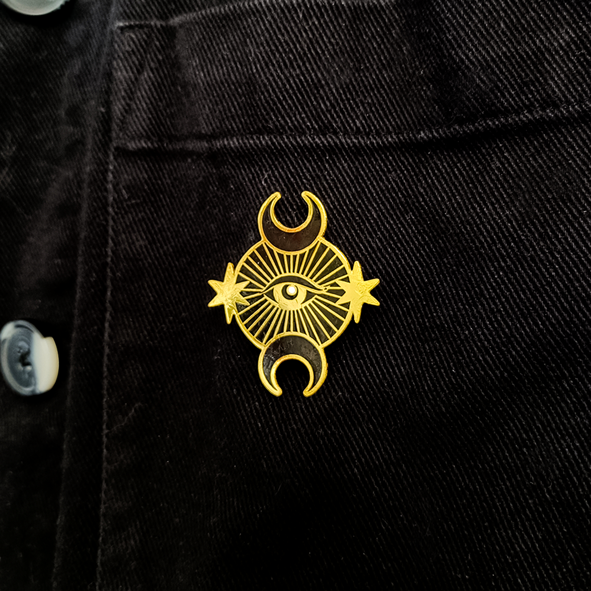 Pin Metálico Lunas