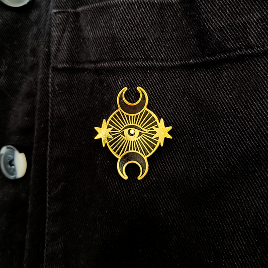 Pin Metálico Lunas