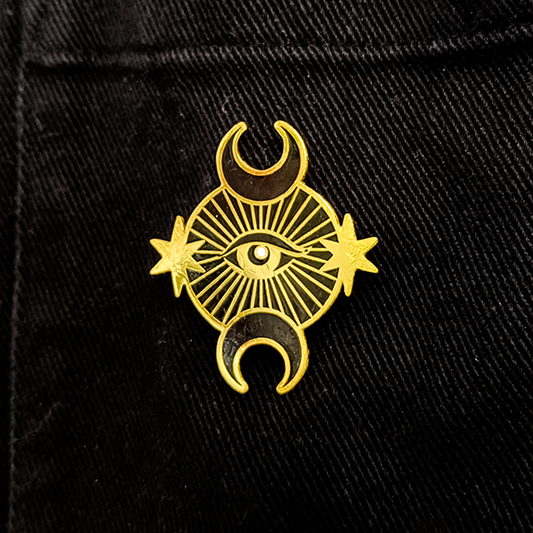 Pin Metálico Lunas