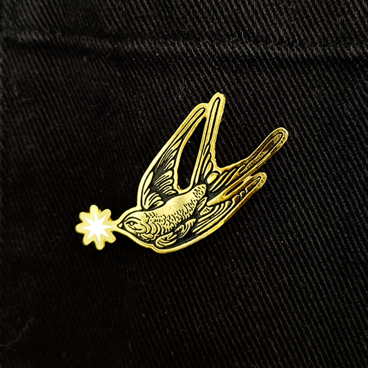 Pin Golondrina Estrella