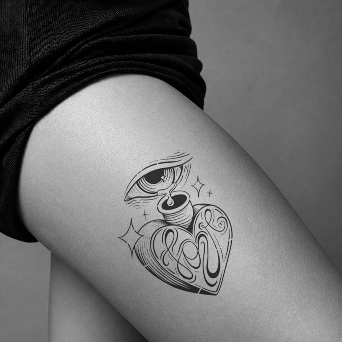 Ojo sobre el corazón