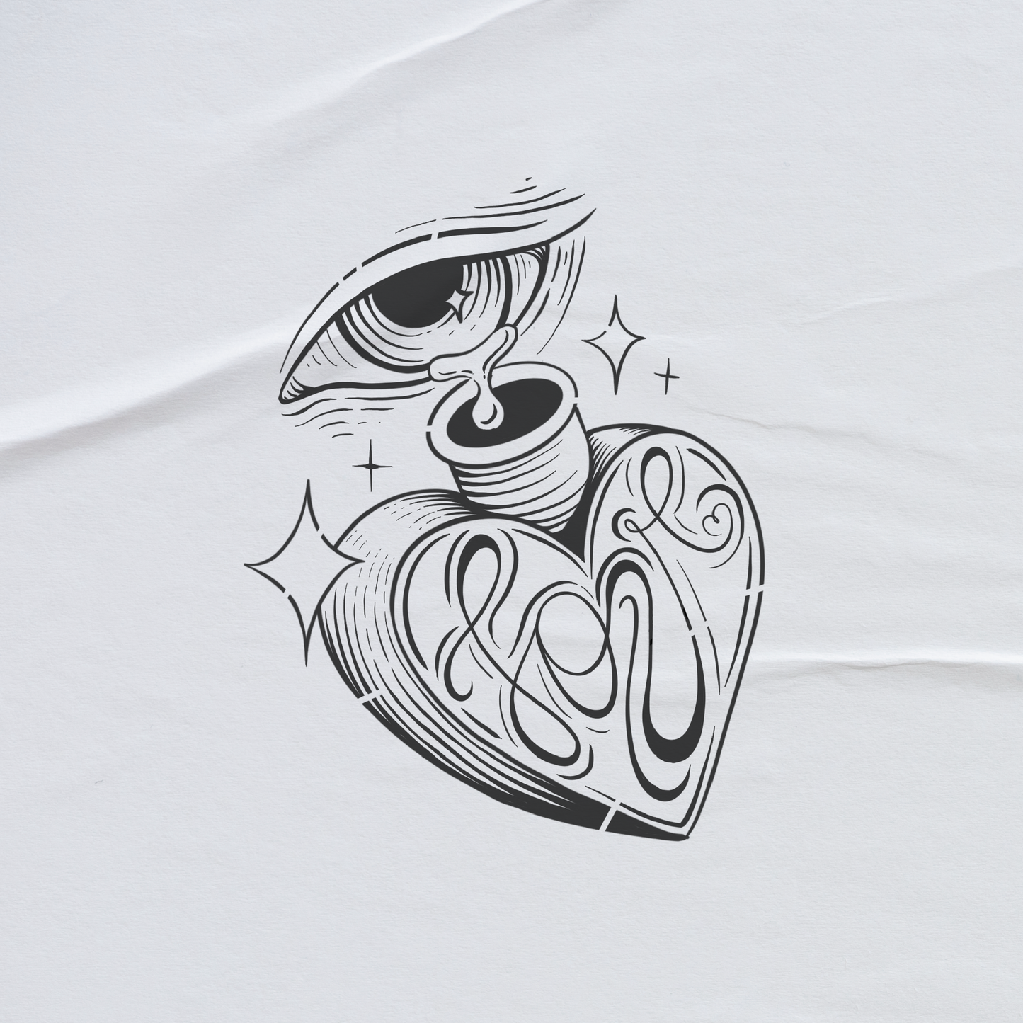 Ojo sobre el corazón